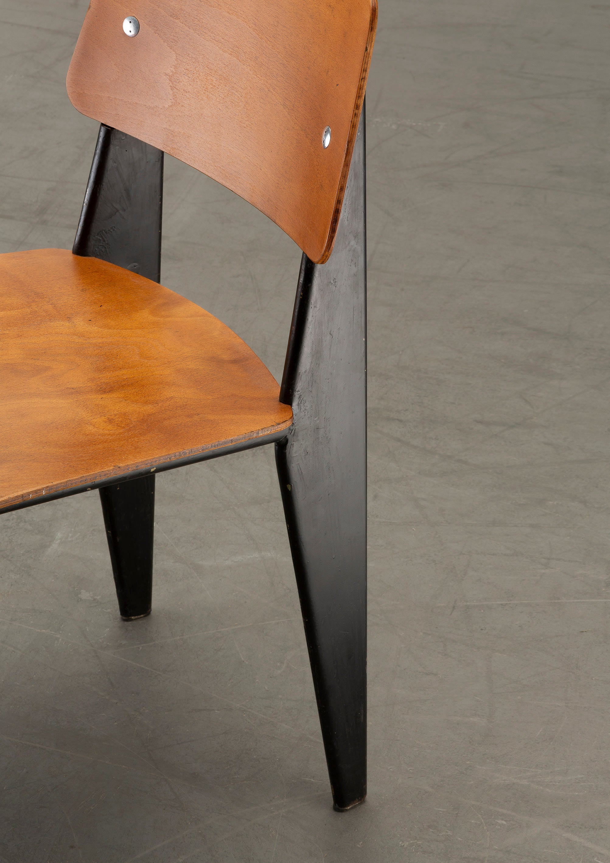 Black Dining Chairs Mod. 305 (Set of 12)