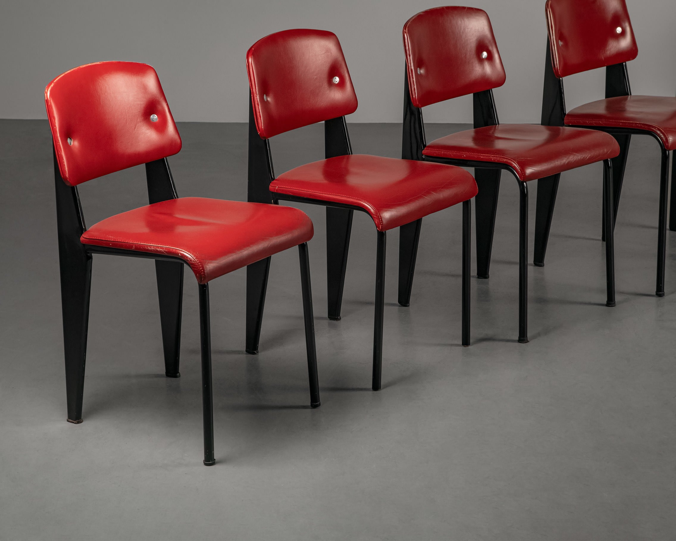 'Metropole' Dining Chairs Mod. 306 (Set of 10)