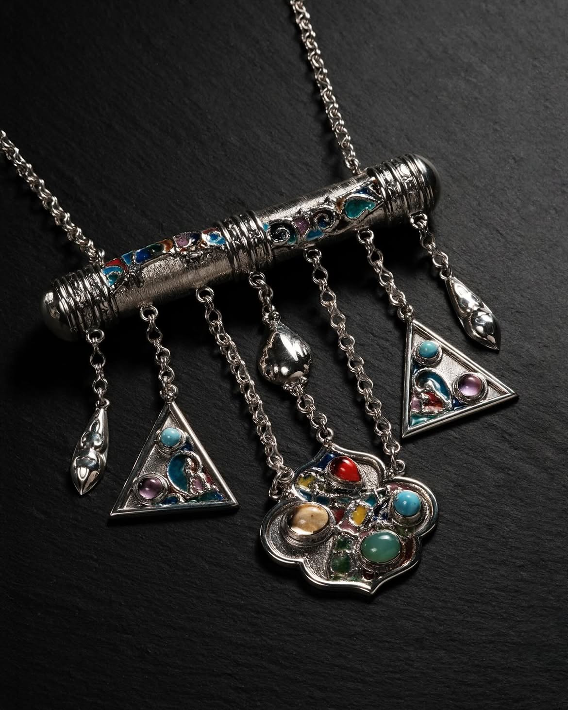 Silver Onirzhiek Pectoral Necklace