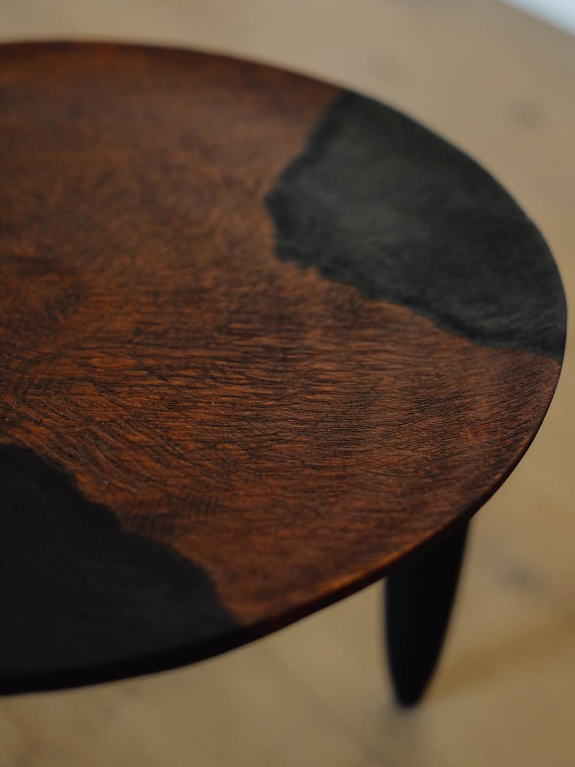 Abstract Carbonized Soban Table
