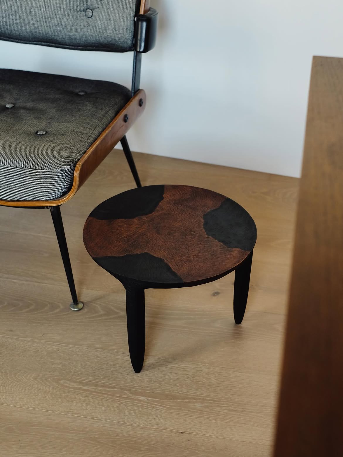 Abstract Carbonized Soban Table