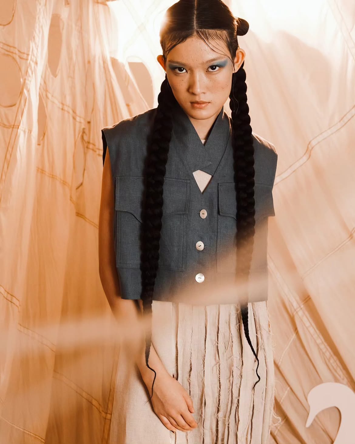 Look 14 — "SOS: water"