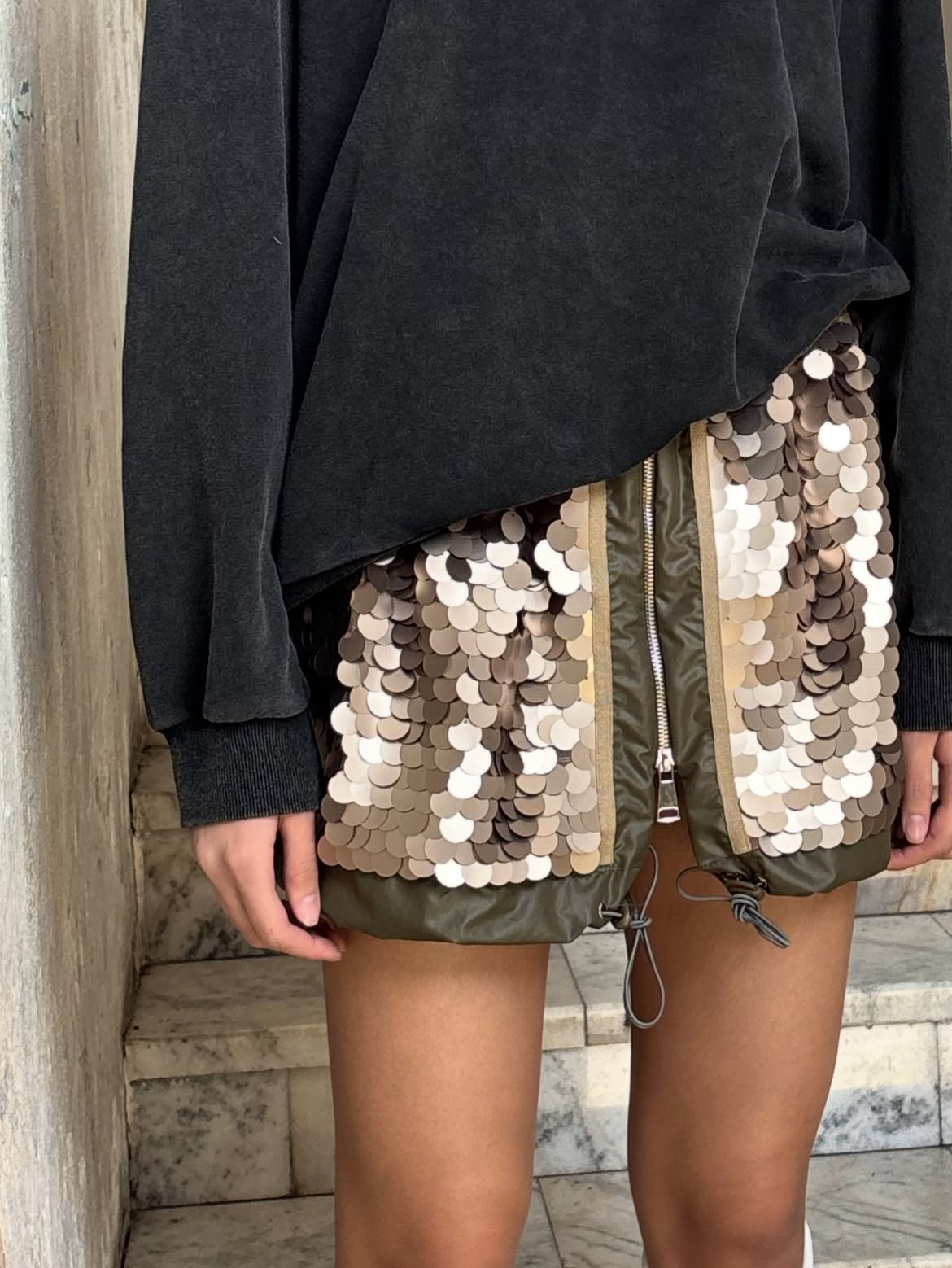 STAGED/29 Sequin Art Skirt