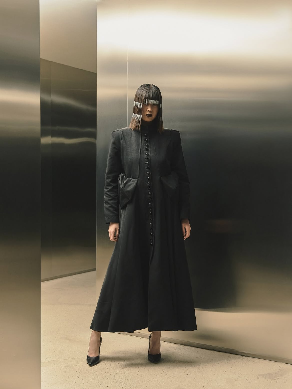 Structured Maxi Coat (CLICHÉ Lookbook)