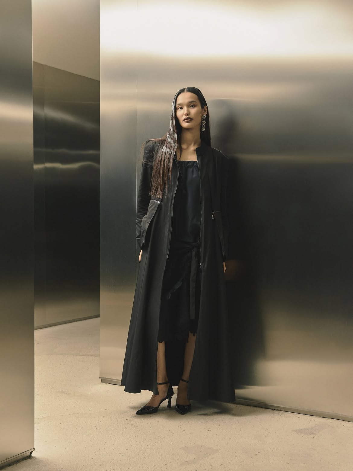 Structured Maxi Coat (CLICHÉ Lookbook)