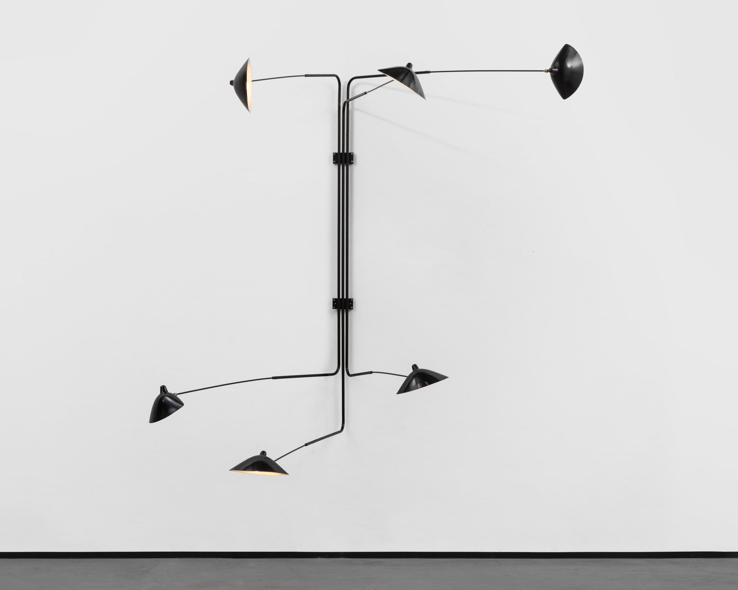 Large Lamp Wall Lamp with 6 Rotating Arms