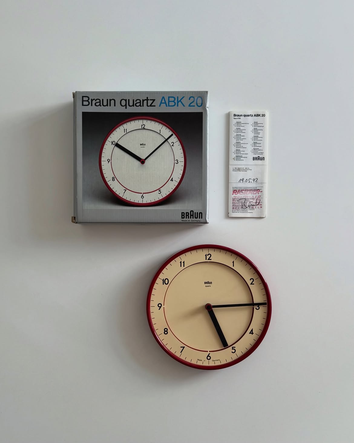 Braun ABK 20 Wall Clock