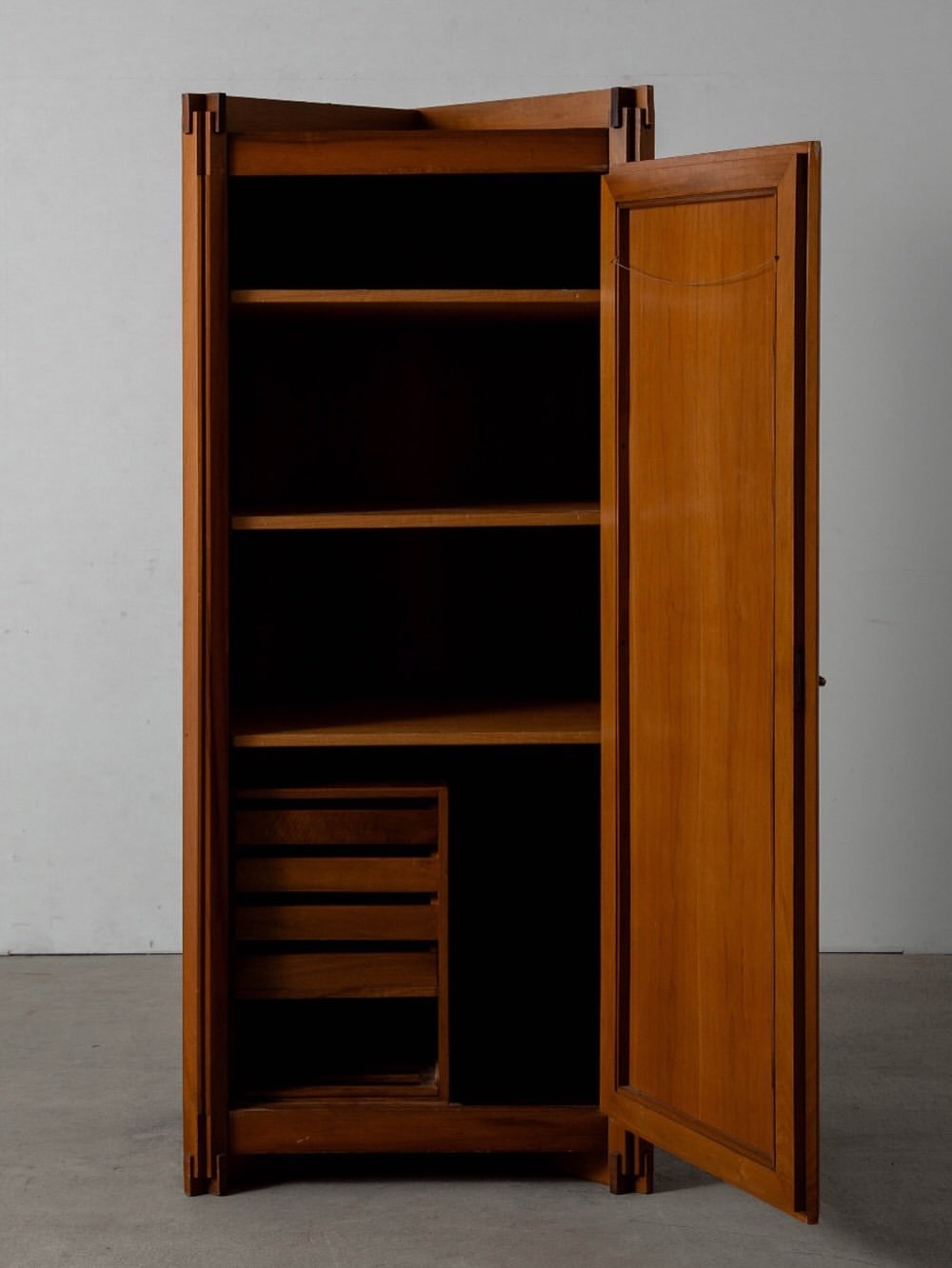 Cabinet in Wood and Fabric