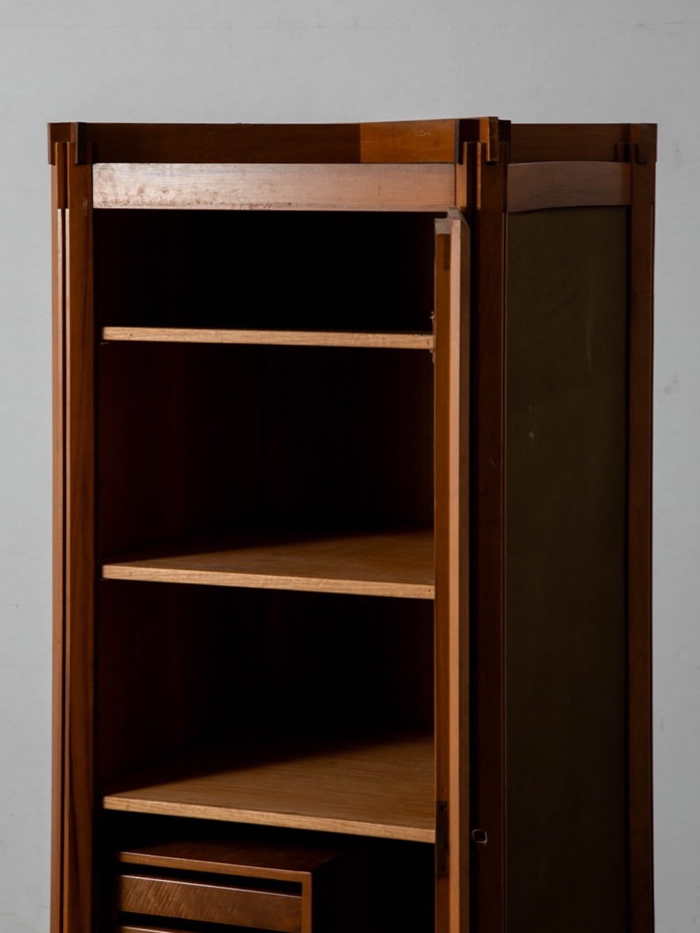 Cabinet in Wood and Fabric