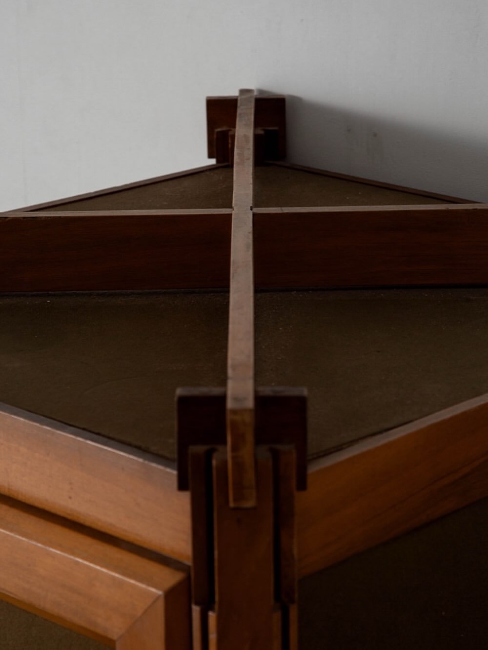 Cabinet in Wood and Fabric