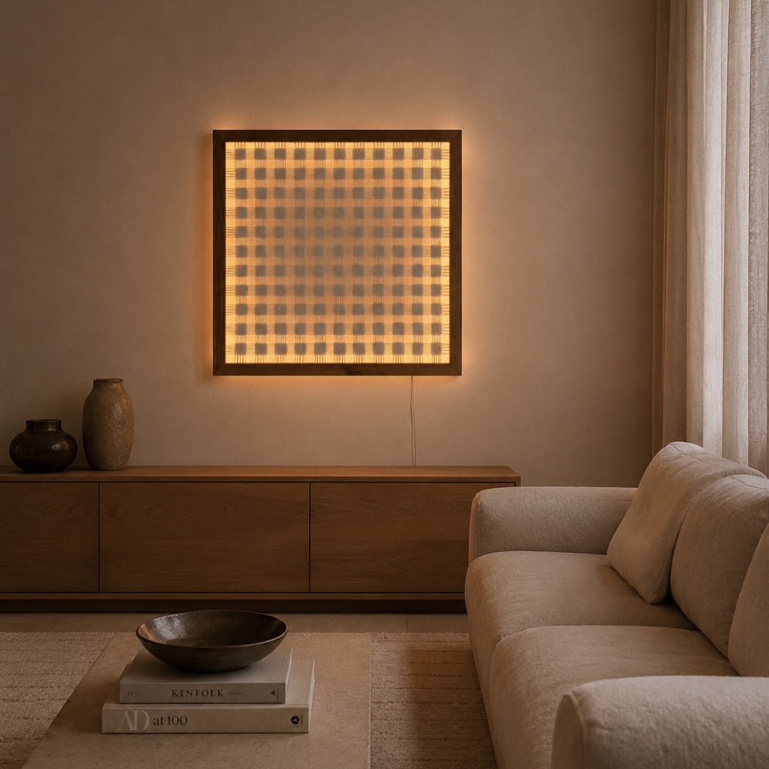 Woven Light Wall Panel