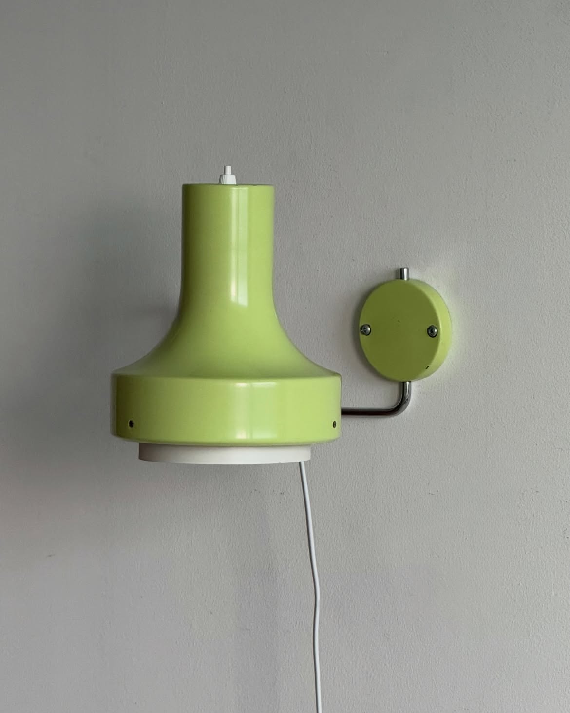 70s NAPAKO Lime Wall Lamp