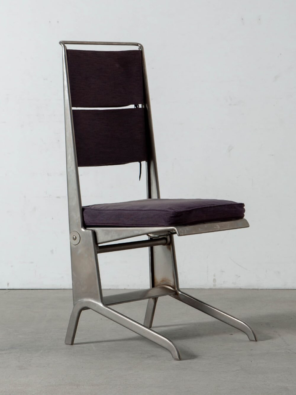 Folding Chair in Steel and Fabric