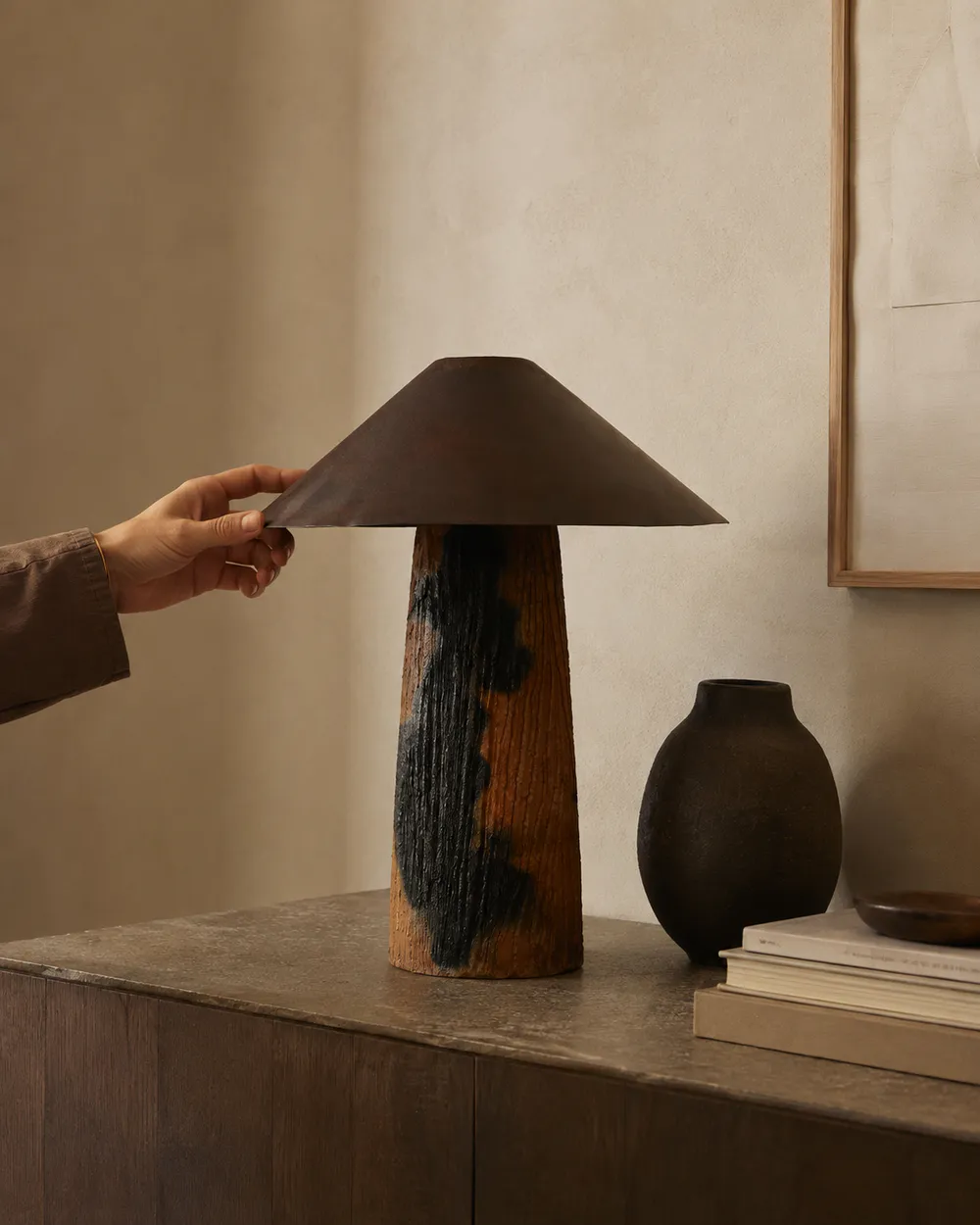"Forest Fungus" Organic Table Lamp