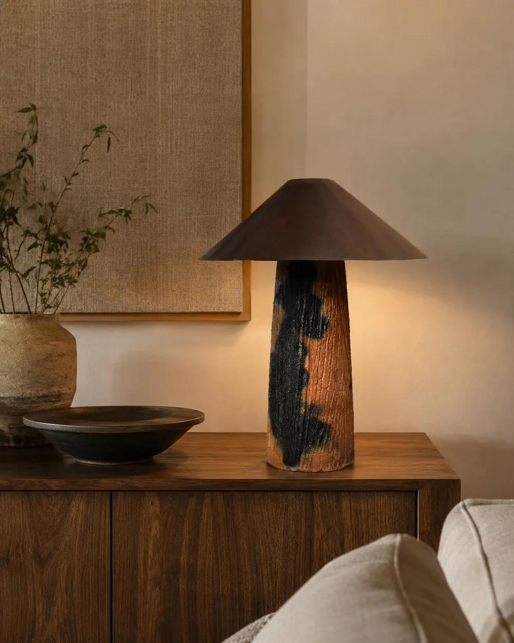 "Forest Fungus" Organic Table Lamp