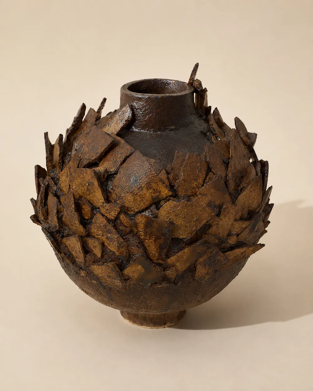 "Fragmented Earth" Sculptural Vase