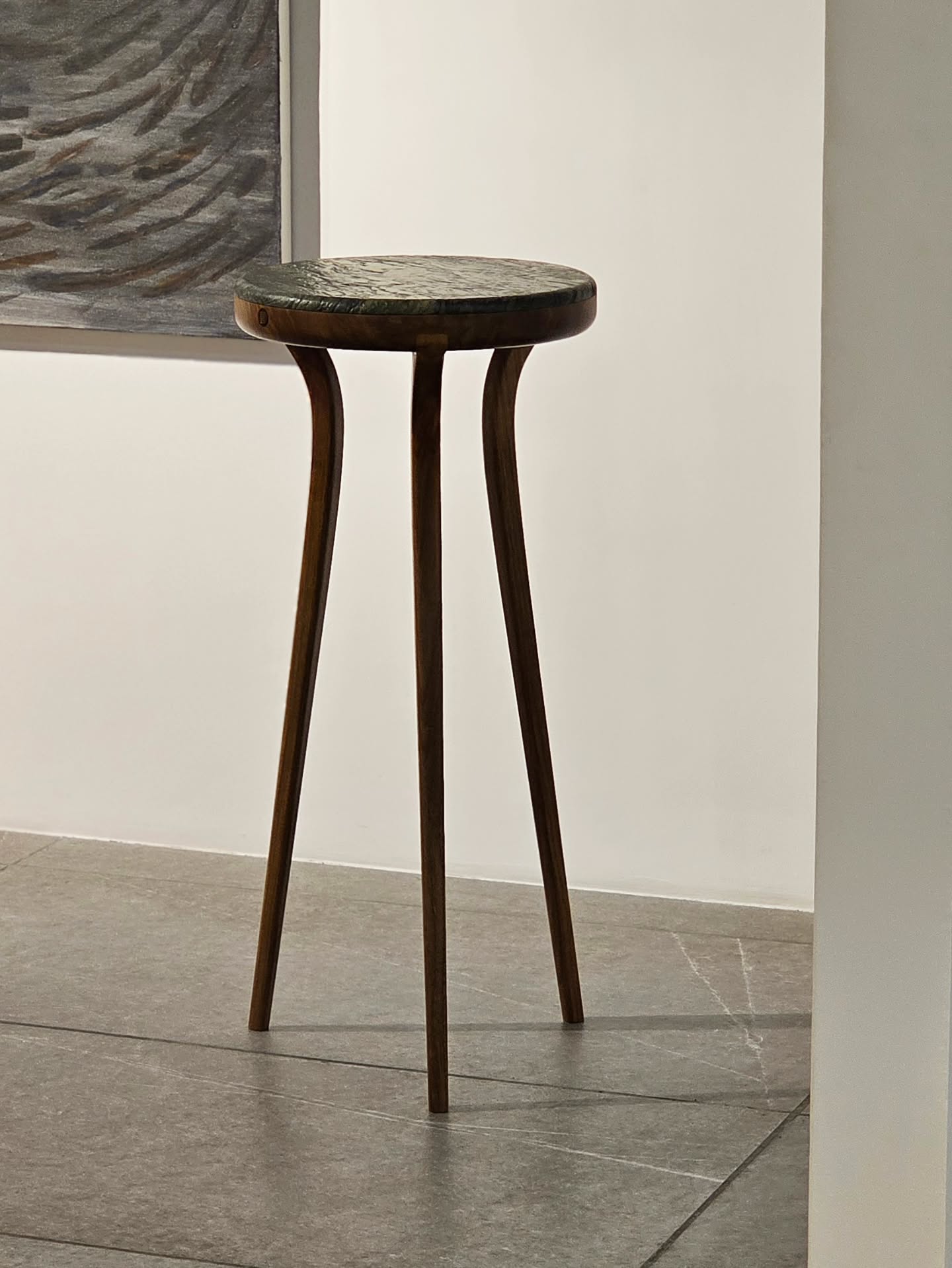 Nazak Arai Stool by Hamze Defaei Woodworks