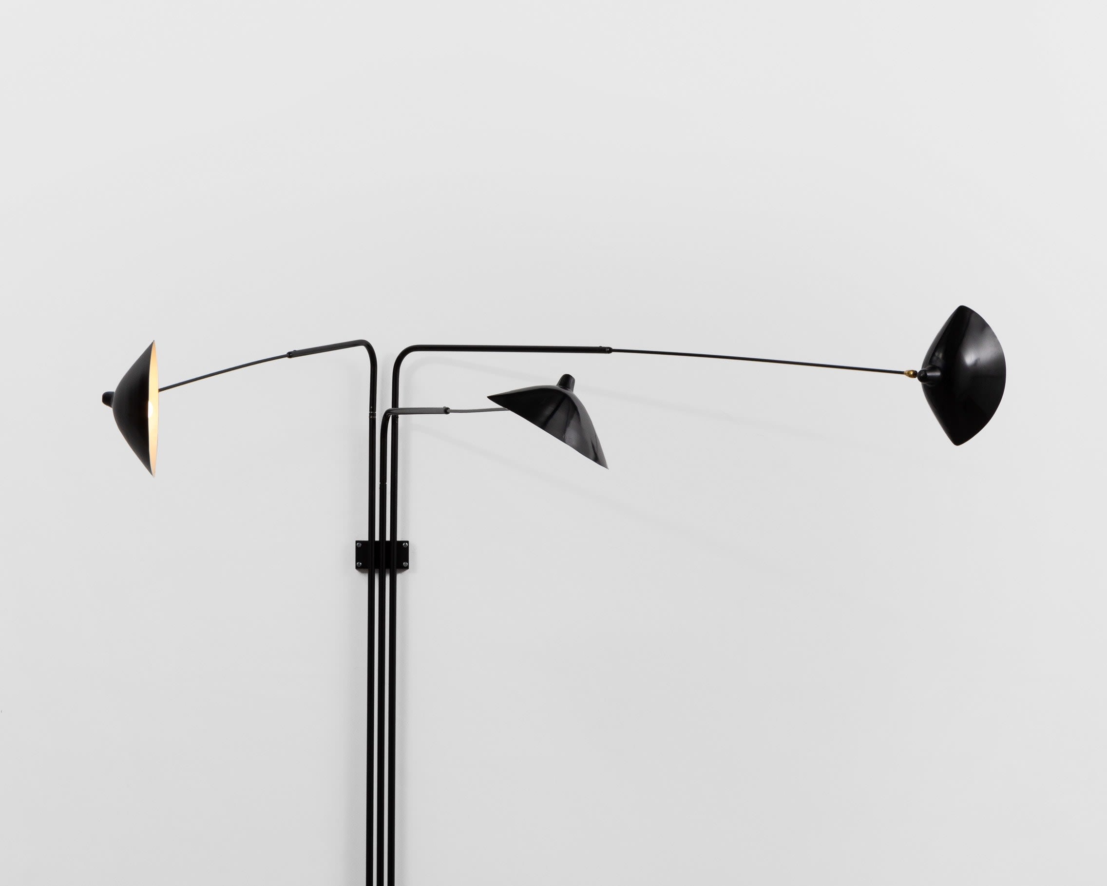 Large Lamp Wall Lamp with 6 Rotating Arms